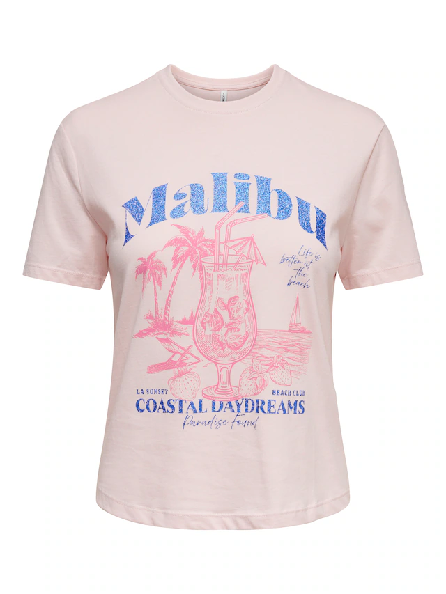 ONLY Kurzarmshirt »ONLDINA S/S CLUB TOP BOX JRS« Baumwolle, regular fit, Rundhals