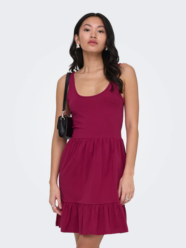 ONLY Minikleid »ONLBLOOM S/L SHORT DRESS JRS« Baumwolle, regular fit