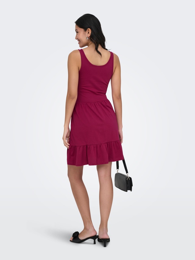 ONLY Minikleid »ONLBLOOM S/L SHORT DRESS JRS« Baumwolle, regular fit
