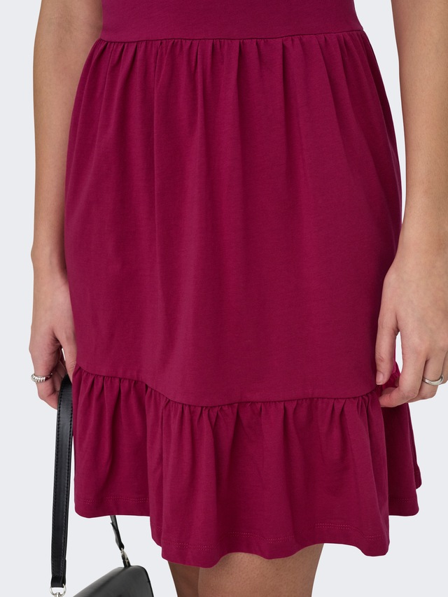 ONLY Minikleid »ONLBLOOM S/L SHORT DRESS JRS« Baumwolle, regular fit