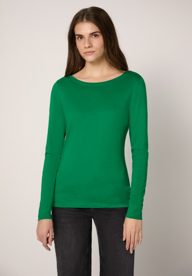 STREET ONE STUDIO Langarmshirt mit U-Boot-Ausschnitt