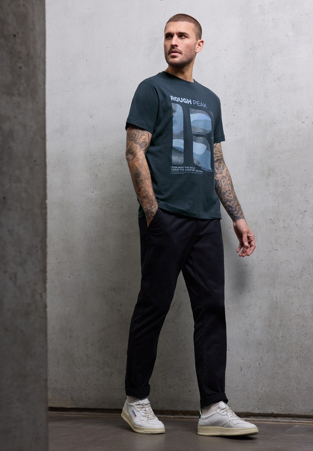 STREET ONE MEN T-Shirt aus reiner Baumwolle