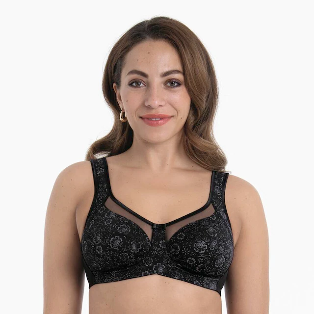 Anita since 1886 Bügelloser BH »Clara Art« mit Formblende, dreigeteilte Cups, mit Komfortträger, feminin, bequem