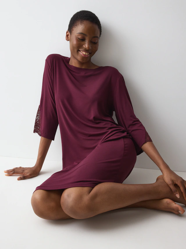 Triumph Nachthemd »Amourette NDK LSL« seidig - weich mit Stretch