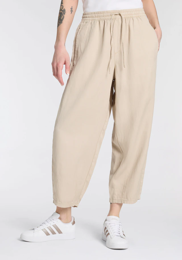 MAC Stoffhose »BAY 2.3 relaxed« mit elastischem Bund und Bindeband