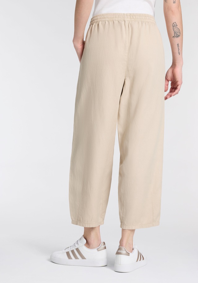 MAC Stoffhose »BAY 2.3 relaxed« mit elastischem Bund und Bindeband