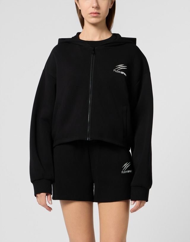 PLEIN SPORT Kapuzensweatjacke »Scratch«