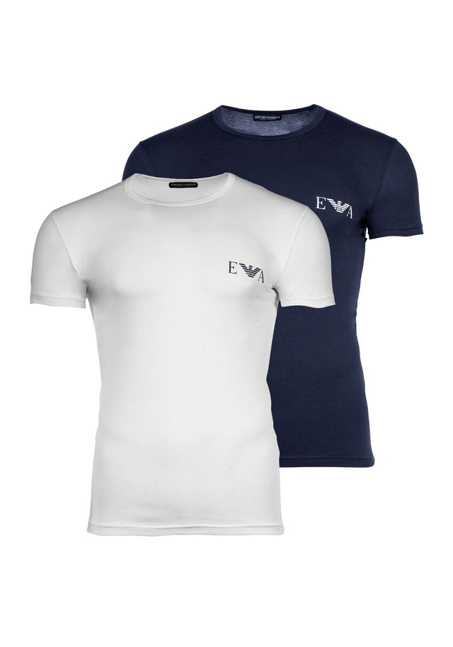Emporio Armani T-Shirt »T-Shirt BOLD MONOGRAM 2er Pack«