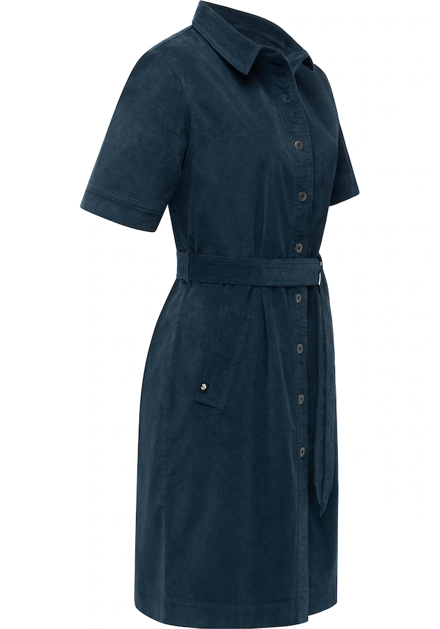 Ragwear Cordkleid »Rozyna Cordy YOUMODO« Eingrifftaschen Kurzärmliges Kordkleid mit Hemdkragen