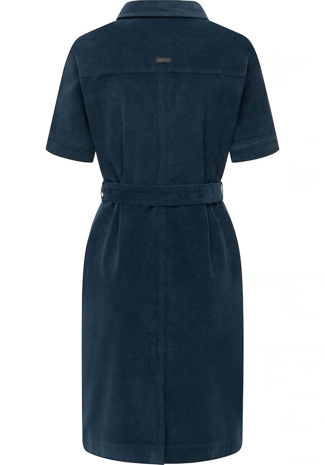 Ragwear Cordkleid »Rozyna Cordy YOUMODO« Eingrifftaschen Kurzärmliges Kordkleid mit Hemdkragen