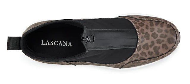 LASCANA Stiefelette »Sneaker, Keilstiefelette, Freizeitschuh« NEU mit innenliegendem Keilabsatz und Frontreißverschluss VEGAN
