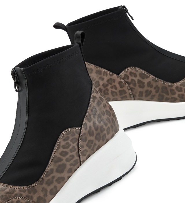 LASCANA Stiefelette »Sneaker, Keilstiefelette, Freizeitschuh« NEU mit innenliegendem Keilabsatz und Frontreißverschluss VEGAN