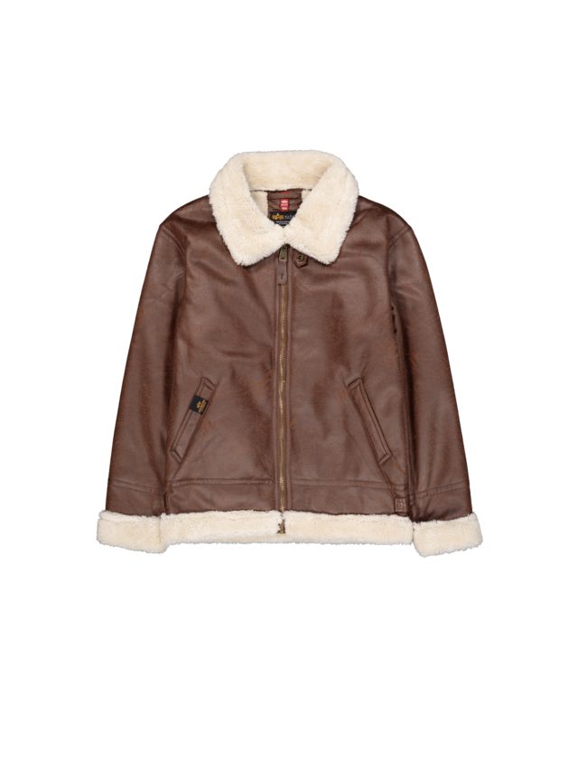 Alpha Industries Lederimitatjacke »B-3 Faux Leather« Kunstfaser, regular fit