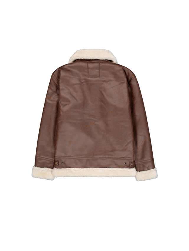 Alpha Industries Lederimitatjacke »B-3 Faux Leather« Kunstfaser, regular fit