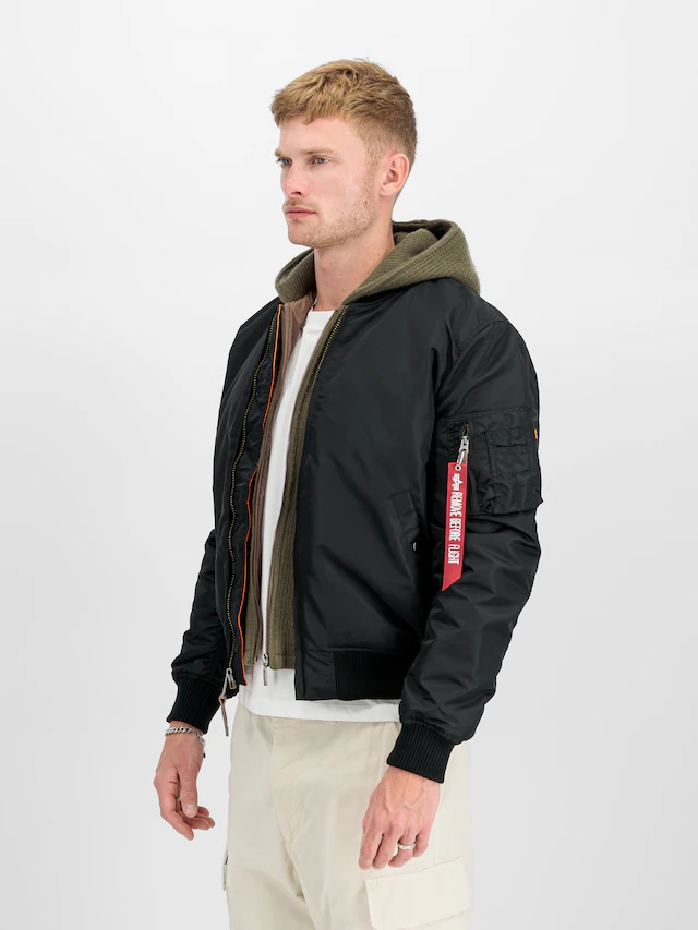 Alpha Industries Bomberjacke »MA-1 VF Vintage Fit 59« Kunstfaser, slim fit