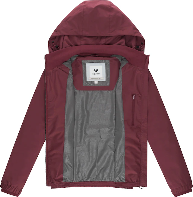 Ragwear Funktionsjacke »Dizzie B YOUMODO« mit Kapuze Wasserdichte und atmungsaktive Übergangsjacke