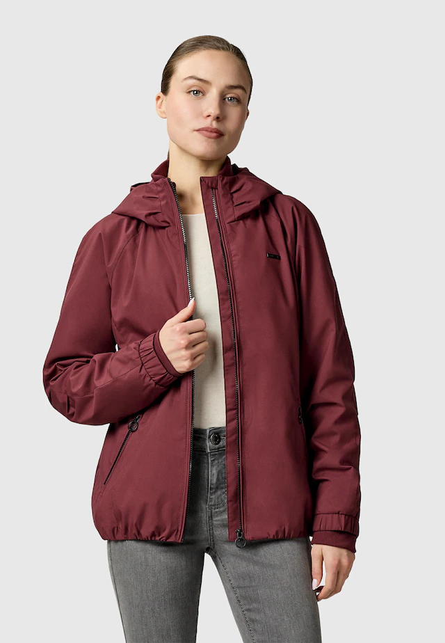 Ragwear Funktionsjacke »Dizzie B YOUMODO« mit Kapuze Wasserdichte und atmungsaktive Übergangsjacke