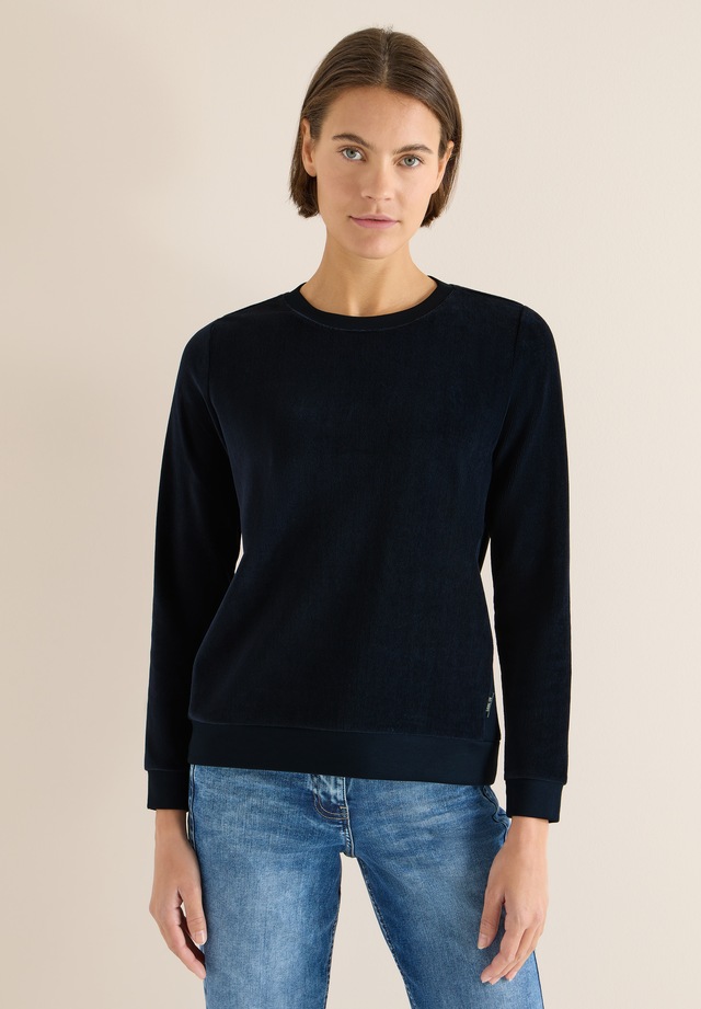 Cecil Langarmshirt mit Rundhalsausschnitt