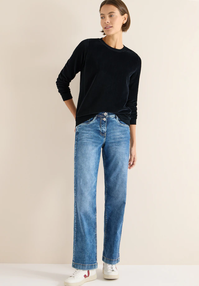 Cecil Langarmshirt mit Rundhalsausschnitt