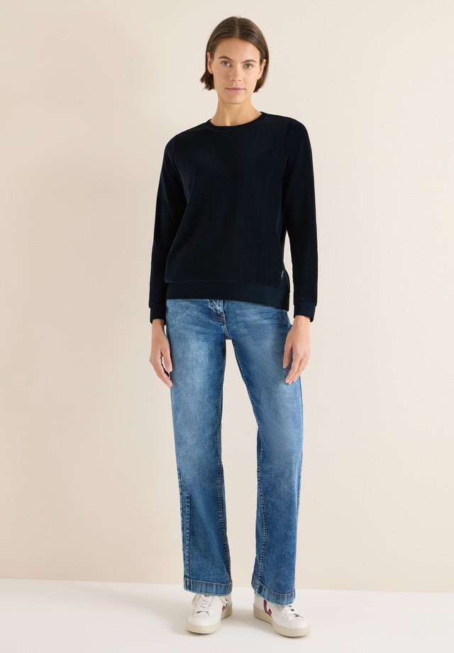 Cecil Langarmshirt mit Rundhalsausschnitt