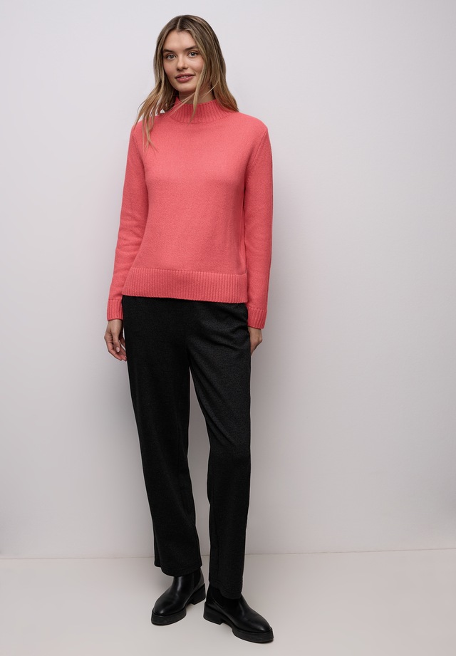 STREET ONE Strickpullover mit Rippstrick