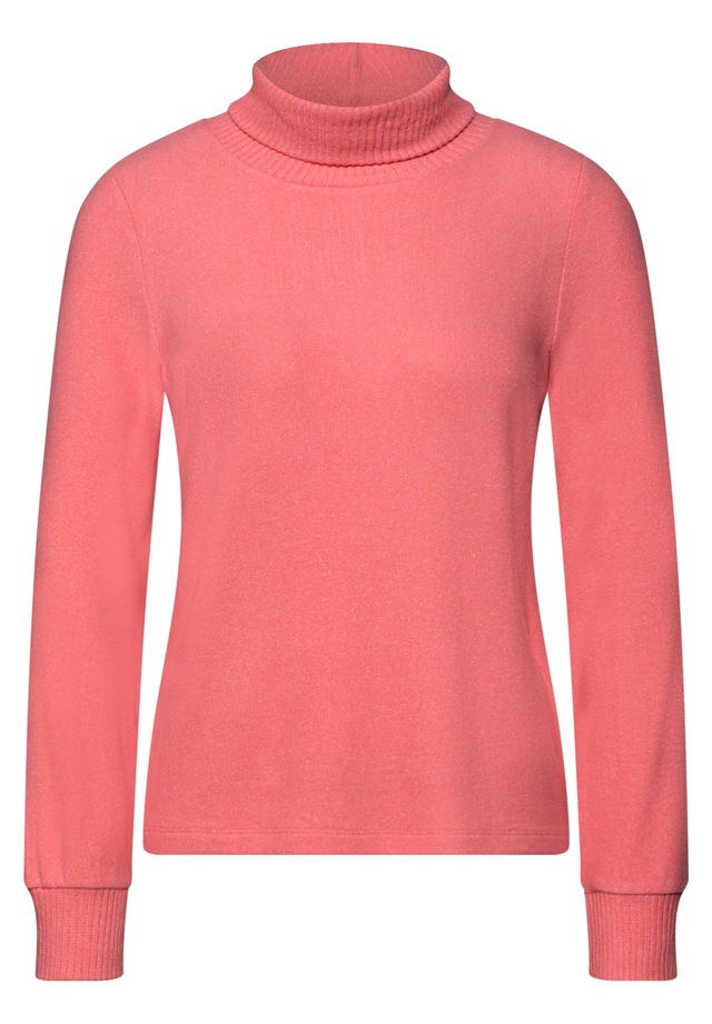 STREET ONE Langarmshirt mit Stehkragen