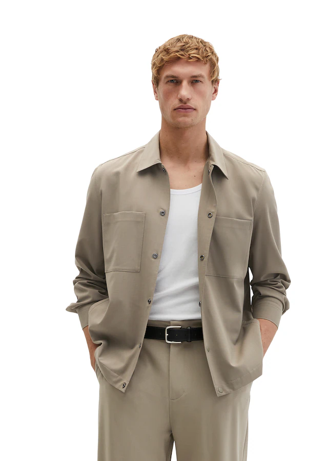 Marc O'Polo Hemdjacke »DFB Travel Collection« mit Schurwolle