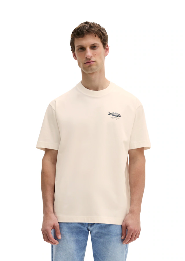 Marc O'Polo T-Shirt loose mit maritimem Rückenprint