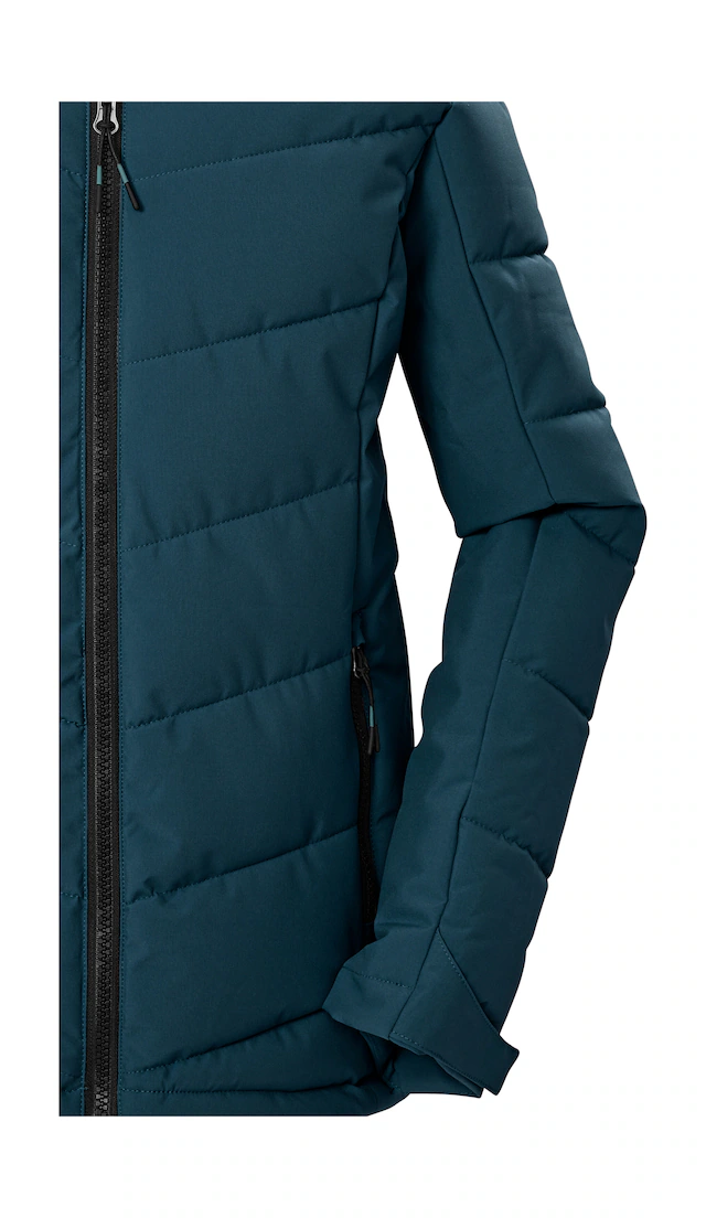 Killtec Steppjacke »KOW 220 GRLS QLTD JCKT« Winddichte, wasserabweisende Kinderjacke mit verstellbaren Bündchen