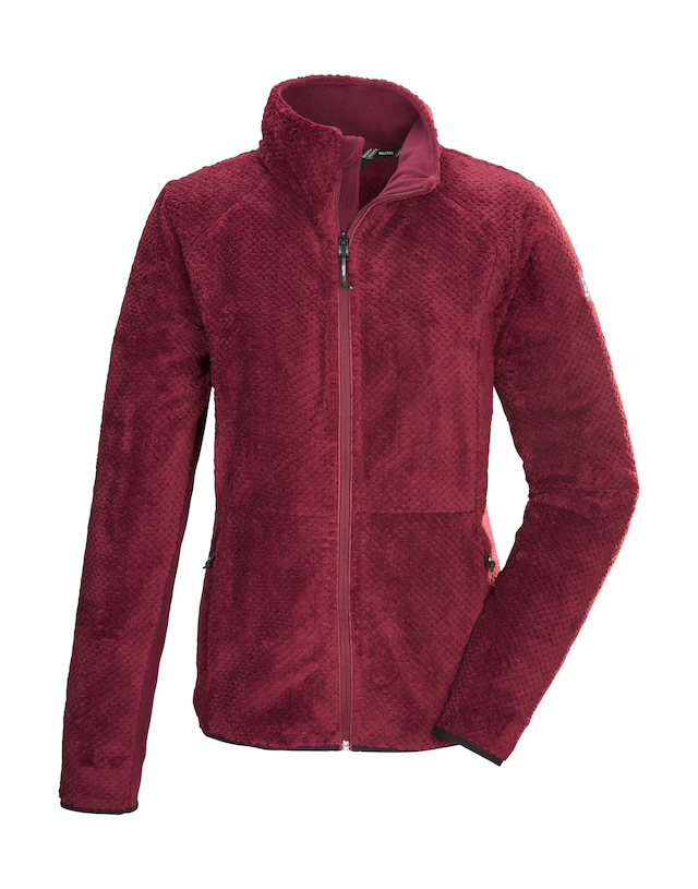 Killtec Fleecejacke »KOW 6 WMN KNTFLC JCKT« Damen Fleecejacke, Comfort-Stretch, Kinnschutz, verschließbare Taschen