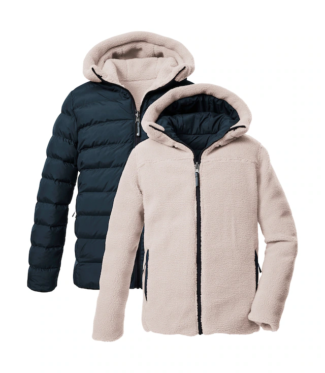 Killtec Wendejacke »KOW 231 BYS JCKT« Wendbare Kinderjacke, wasser- und windabweisend, reflektierend