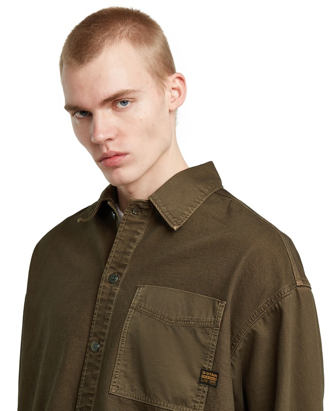 G-STAR Langarmshirt »Boxy Fit Overshirt«