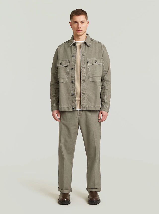 G-STAR Chinohose »Pleated Chino Relaxed«