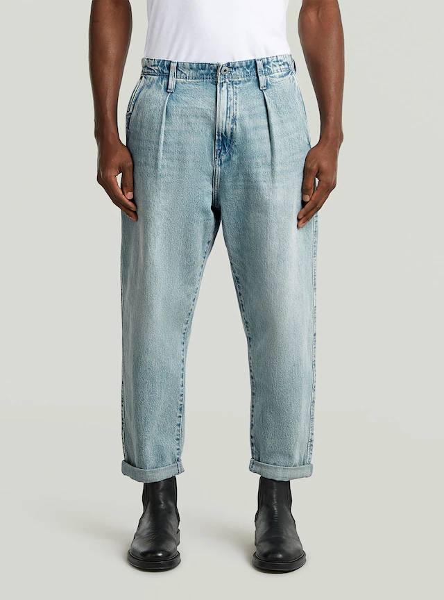 G-STAR Regular-fit-Jeans »Pleated Chino Denim Relaxed Tapered«