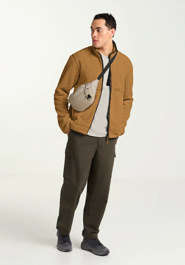 Jack Wolfskin Fleecejacke »STONE LITE JKT M« wind- und wasserabweisend, atmungsaktiv, aus Polyester