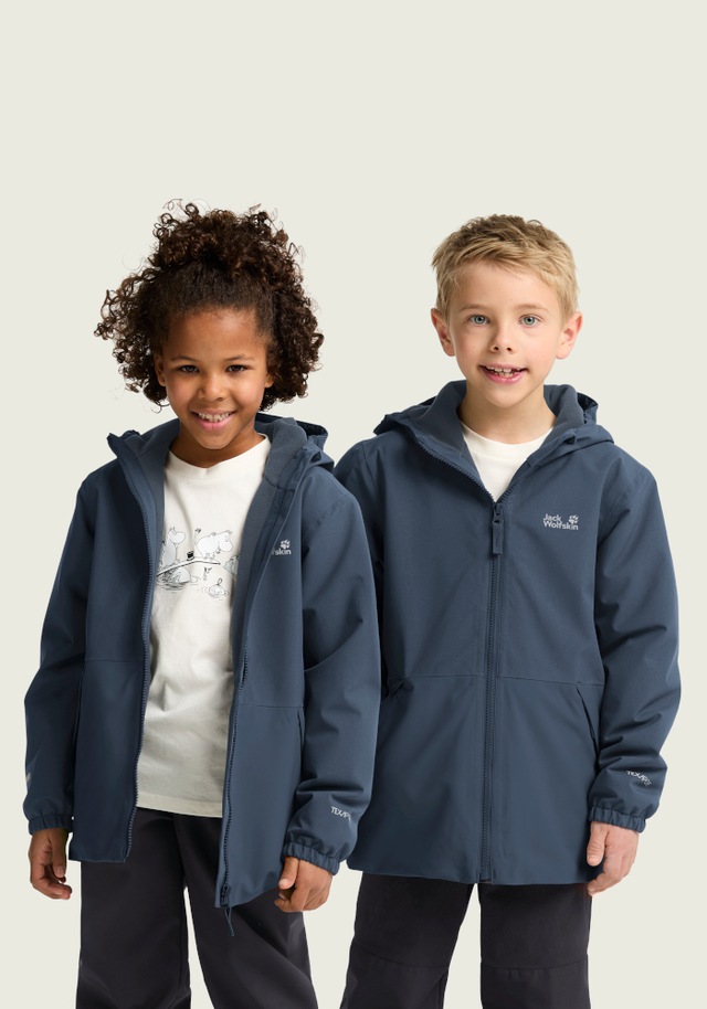 Jack Wolfskin Outdoorjacke »SNOW DAYS JKT KIDS« für Kinder, wasserdichte Ausstattung, mit kuscheligem Innenfutter