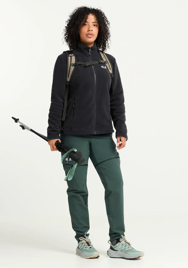 Jack Wolfskin Fleecejacke »TAUNUS 200 FZ W« als sportlicher Midlayer, für Wandern und Freizeit, wärmend