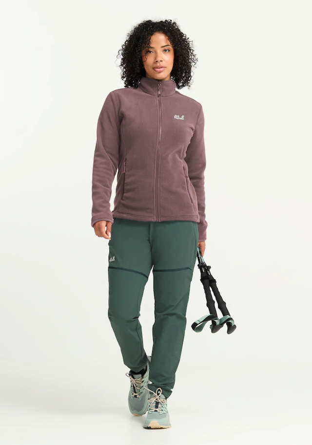 Jack Wolfskin Fleecejacke »TAUNUS 200 FZ W« als sportlicher Midlayer, für Wandern und Freizeit, wärmend