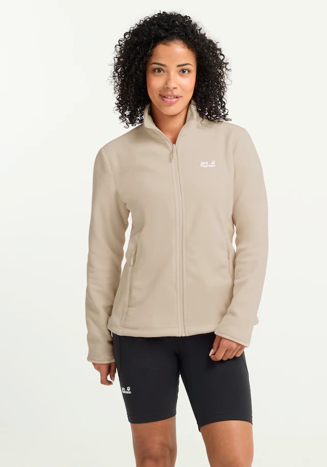 Jack Wolfskin Fleecejacke »TAUNUS 200 FZ W« als sportlicher Midlayer, für Wandern und Freizeit, wärmend