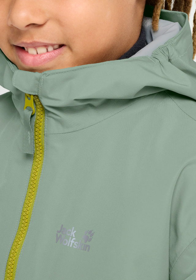 Jack Wolfskin 3-in-1-Funktionsjacke »ICELAND 3IN1 JKT K« Langarm-Design, aus Polyester, in Größen von 104 bis 176