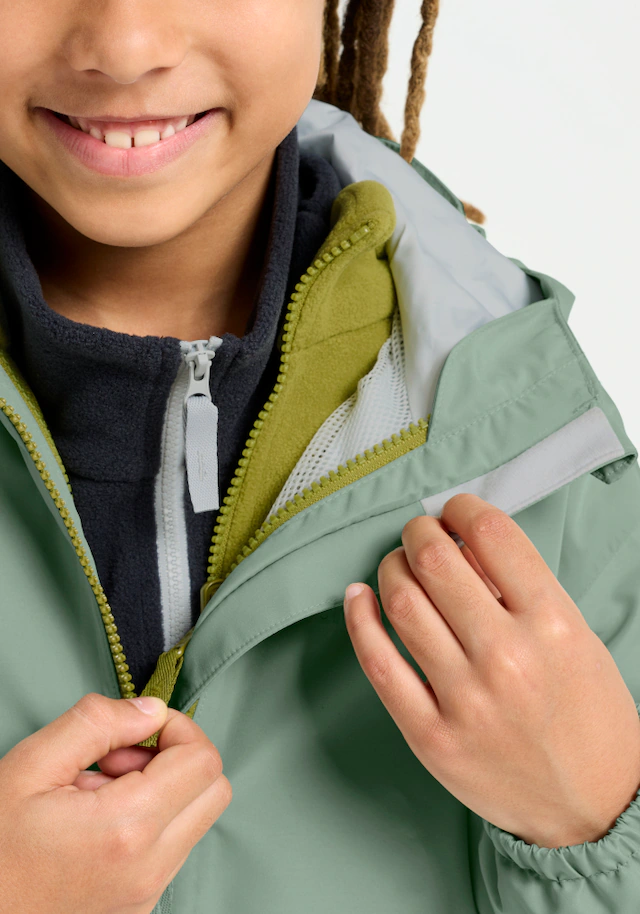 Jack Wolfskin 3-in-1-Funktionsjacke »ICELAND 3IN1 JKT K« Langarm-Design, aus Polyester, in Größen von 104 bis 176