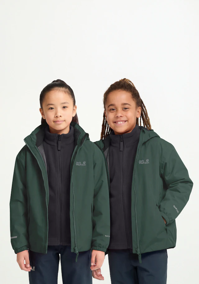 Jack Wolfskin 3-in-1-Funktionsjacke »ICELAND 3IN1 JKT K« Langarm-Design, aus Polyester, in Größen von 104 bis 176