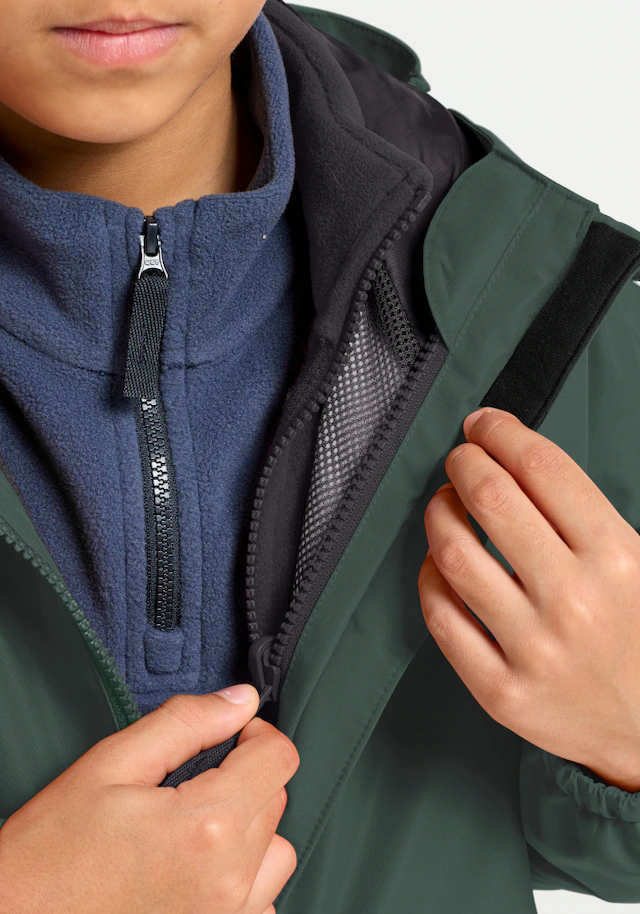 Jack Wolfskin 3-in-1-Funktionsjacke »ICELAND 3IN1 JKT K« Langarm-Design, aus Polyester, in Größen von 104 bis 176