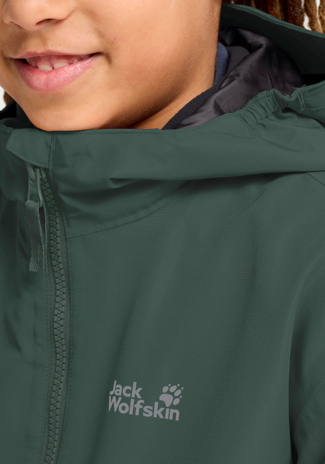 Jack Wolfskin 3-in-1-Funktionsjacke »ICELAND 3IN1 JKT K« Langarm-Design, aus Polyester, in Größen von 104 bis 176