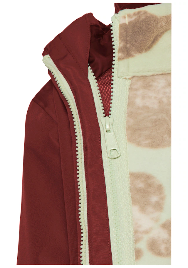 Jack Wolfskin 3-in-1-Funktionsjacke »ICELAND 3IN1 PRINT JKT K« mit Entendaune und Federn, aus Polyester, 3-in-1-Funktionsjacke