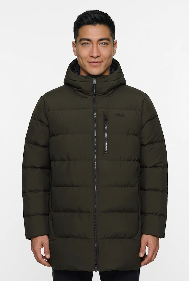 Jack Wolfskin Daunenmantel »COLONIUS COAT M RDS« mit Polyesterfutter, aus Polyester