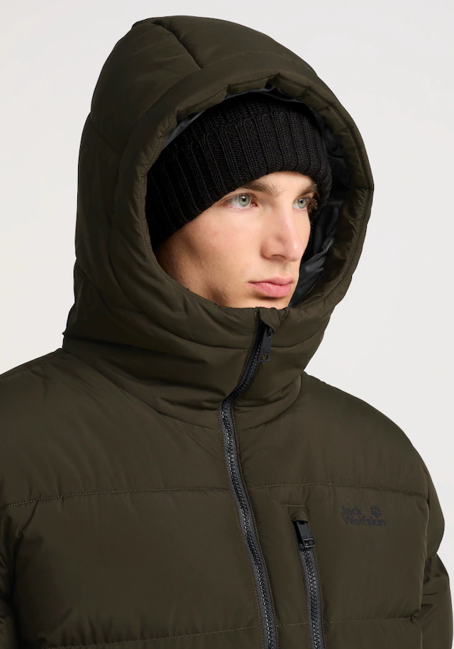 Jack Wolfskin Daunenmantel »COLONIUS COAT M RDS« mit Polyesterfutter, aus Polyester