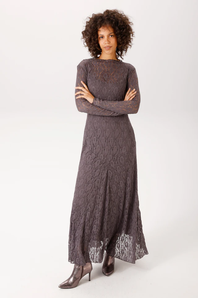 Aniston CASUAL Maxikleid aus zarter, elastischer Spitze - NEUE KOLLEKTION