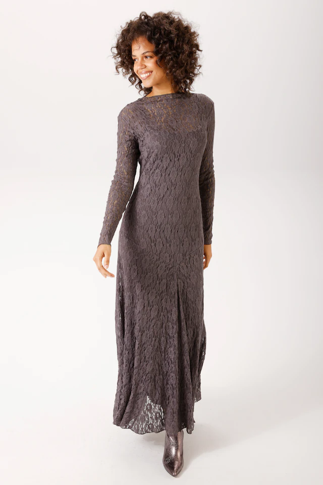 Aniston CASUAL Maxikleid aus zarter, elastischer Spitze - NEUE KOLLEKTION