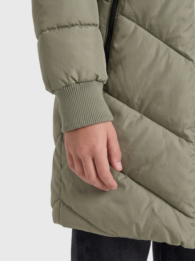 KIDS ONLY Steppjacke »KOGSKYLAR HOOD JACKET VD OTW« mit Kapuze Langjacke mit abnehmbarer Kapuze